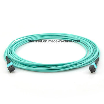 5m 10g Om4 50/125 Multimode MPO / MTP Optisches Fiber Trunk Kabel